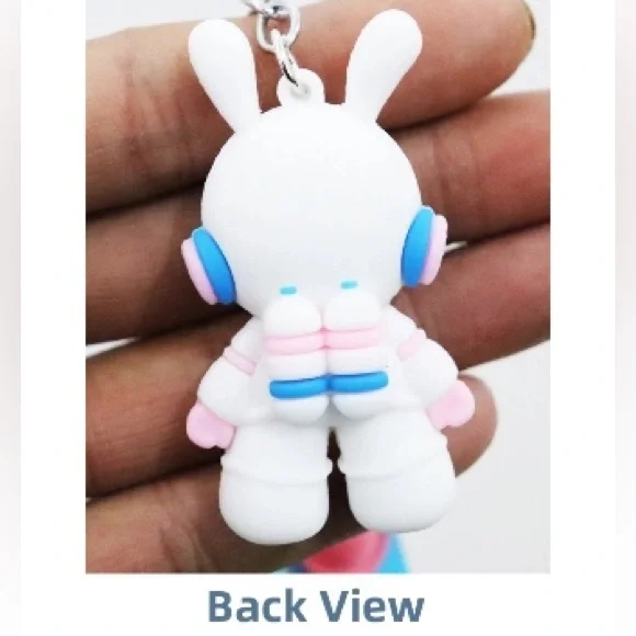 Bunny Astronaut Keychain Pick (1) - Picture 12 of 12